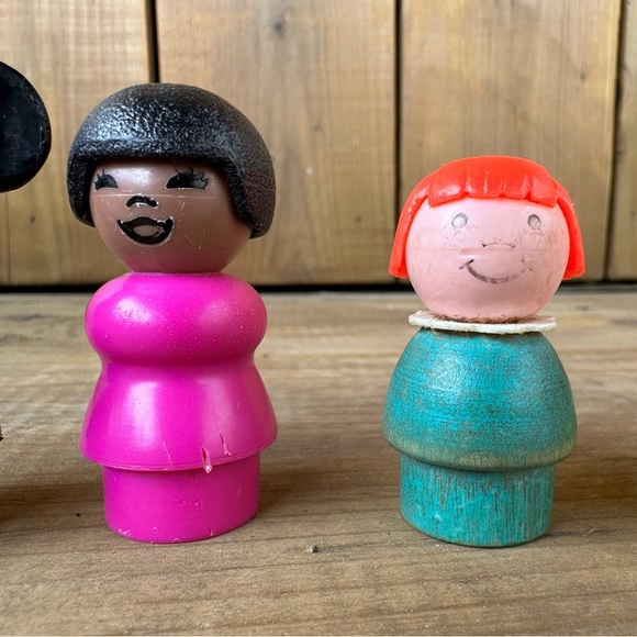 Vintage Fisher Price Little People Toy Figures Mixed Lot of 5 - Picture 4 of 6